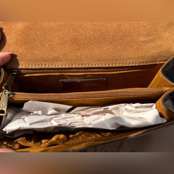 NWT Patricia Nash Porcili Vibrant Floral leather Top handle bag &crossbody strap - Picture 7 of 11